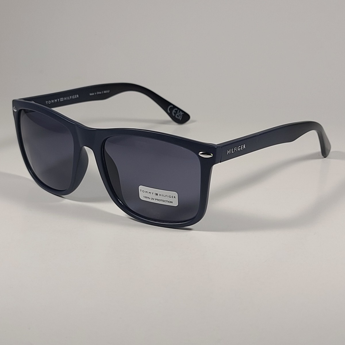 Tommy Hilfiger MP OM652 Rectangular Sunglasses Navy Blue Black
