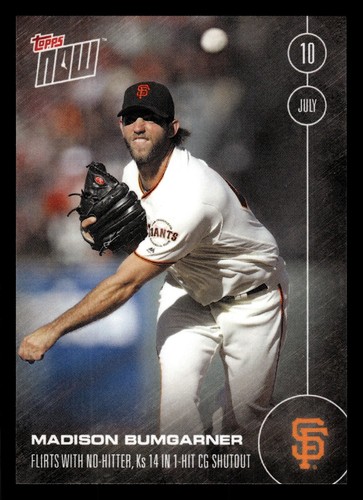 2016 Topps Now 240 Madison Bumgarner