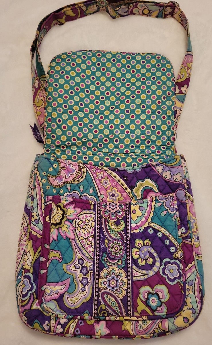 Vera Bradley Large Mailbag Crossbody Bag Heather Purple  display picture 1