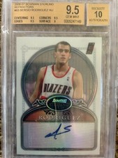 2006-07 BOWMAN STERLING SERGIO RODRIGUEZ BGS 9.5