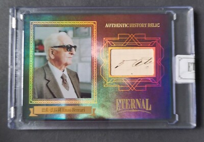 2024 ETERNAL CUTS WORLD RELIC /75 Enzo Ferrari | eBay
