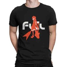 Anime Naita MAN'S tshirt FLCL o neck tops 100% cotton t shirt humor high quality