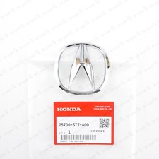 Genuine Honda 94-01 Acura Integra Front Bumper Chrome Emblem Badge 75700-st7-a00