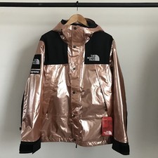 north face x supreme gold