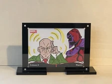 Marvel Sketch Card Battle Booklet Magnetic Trading Card Display Case W/ Stand