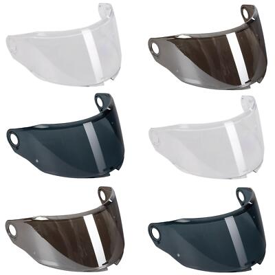 MT V-35 Atom 2 Motorcycle Helmet Visor Anti-Fog Pinlock Ready Clear Smoke