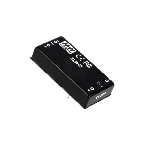 "SLW05C-12 Wandler: Dc/Dc 5W Ueing: 36-72V 12VDC Iausg: 416,66Ma 2\"X1\" Mean Well"-image