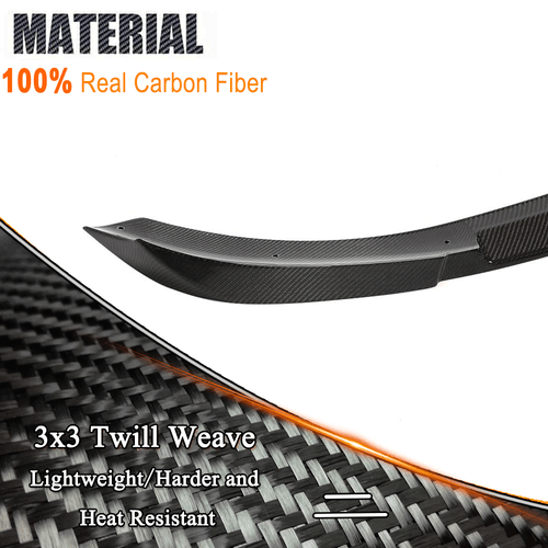 Fit For BMW i3 I3 Hatchback 2018-2023 REAL Carbon Front Bumper Spoiler Chin Lip - Bild 4 von 13