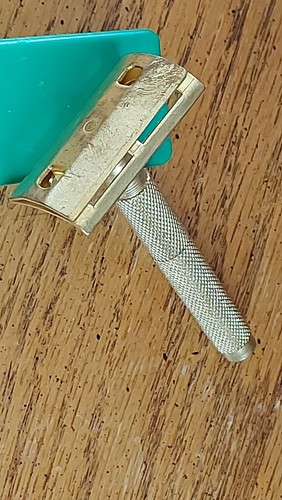 Solid Brass Compact Army Surplus/ Travel Safety Razor Kit | eBay