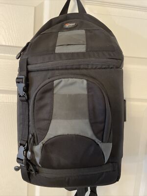 LOWEPRO Slingshot 200 AW Shoulder Sling Camera Bag Backpack Padded w/ Rain Cover