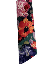 Vintage Designer Dispatch Ribbon Jardin Floral Patterned Multicolor 2" 10 yds