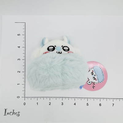 Chiikawa Momonga Authentic Plush Fluffy Tail + Keychain | USA