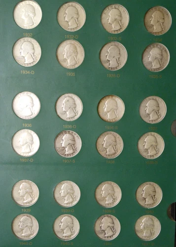 1932 D&S 1998 COMPLETE SET W/ PROOFS WASHINGTON 90% SILVER QUARTERS COLLECTION