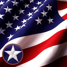 3x5 Ft American Flag Deluxe Tear Proof Super Tough Spun Polyester Sewn Stripes