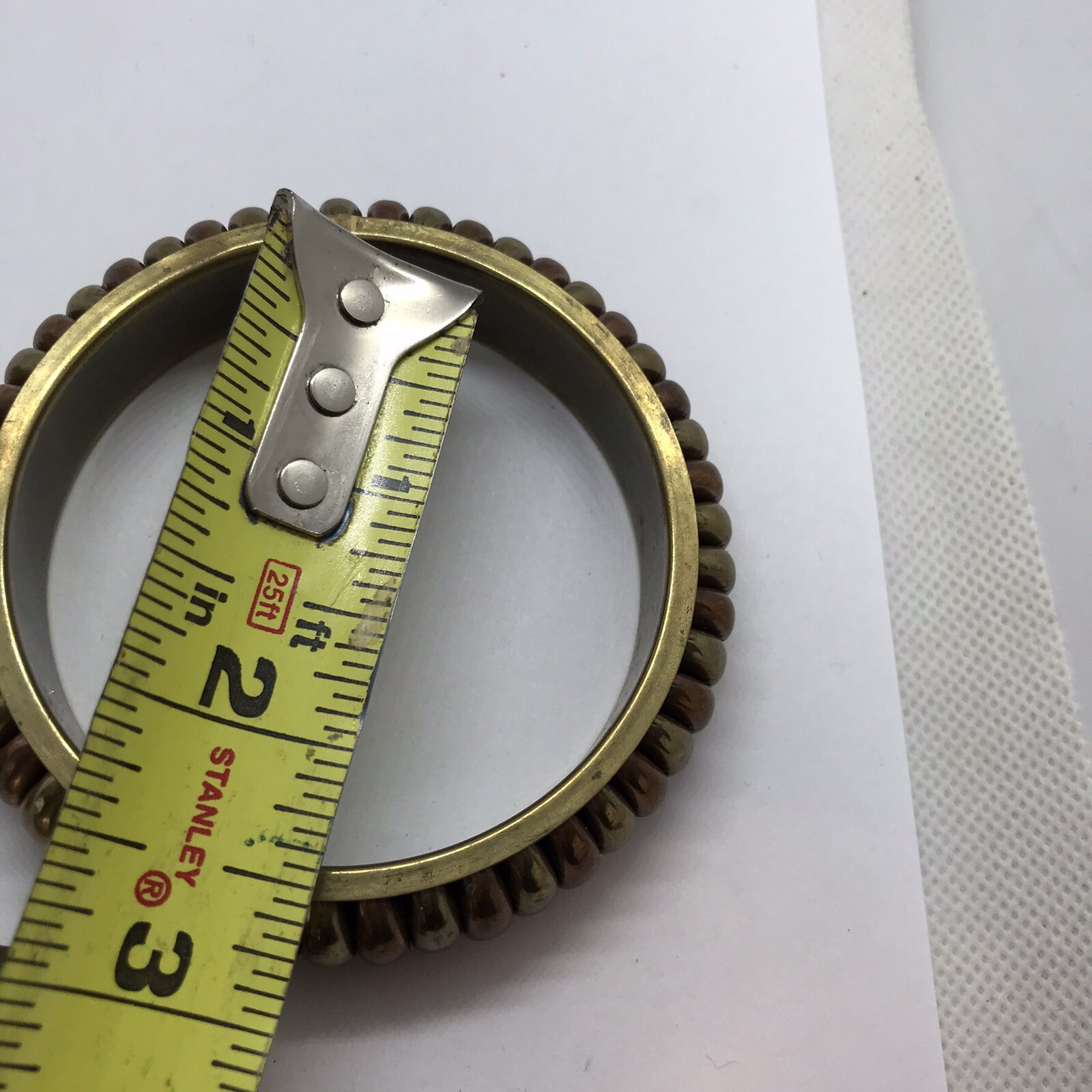 Vintage Bracelets Brass Boho Bangle Stack lot of … - image 10