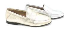 Dreamer B3 2344 Platinum / Silver Laminate Loafer