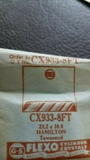HAMILTON watch crystals - Acrylic- MANY SIZES NOS page 2  CX to CMF 