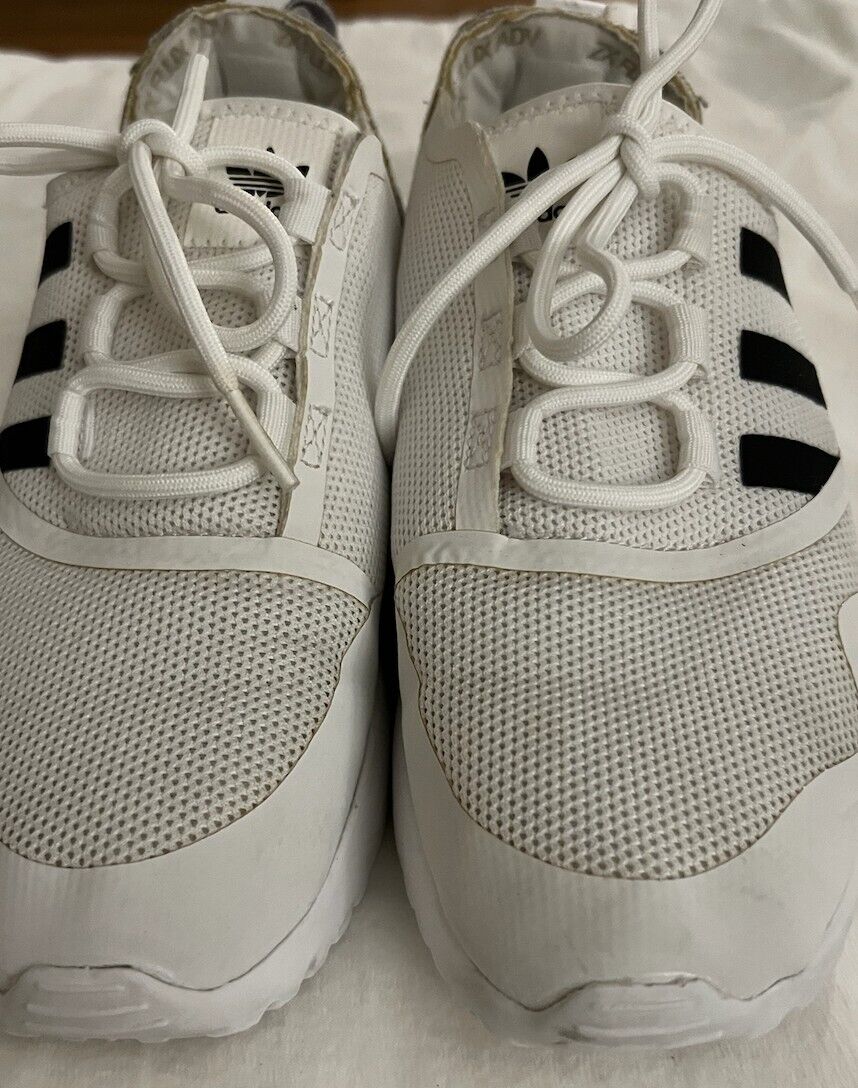 ADIDAS ZX Flux ADV (BB2286) White with Black accents | eBay ADIDAS ZX Flux ADV (BB2286) White with Black accents | eBay