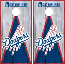 Los Angeles Dodgers Cornhole Wrap MLB Vintage Game Skin Set Vinyl Decal CO487