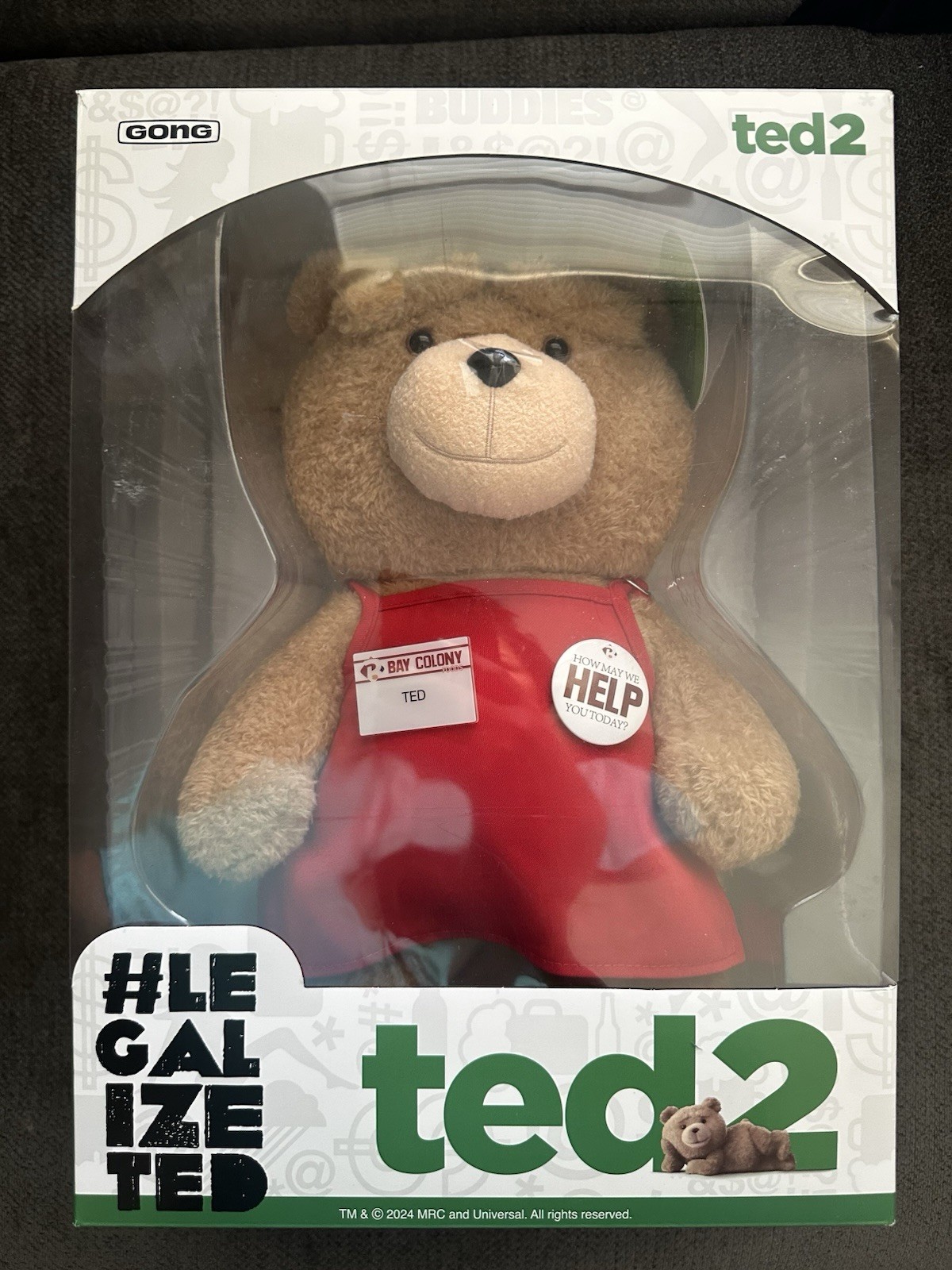 POP MART  Ted2-ted Action Plush Figure. Large Brand new