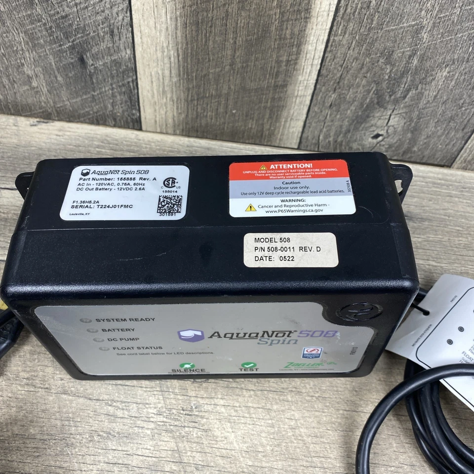 Cargador de batería giratorio Zoeller Aquanot 508 155885 Foto 3 de 4