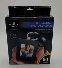 Sharper Image USB 2.0 Digital Photo Keychain 60 Images Rechargeable New LotP