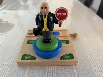 Thomas & Friends Wooden Railway Sir Topham Hat Auto-stop & Go Track 2003 Vintage