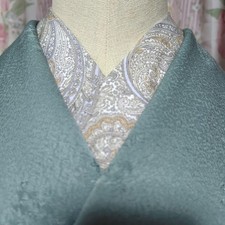 Paisley Collar Cotton Black & White Pattern