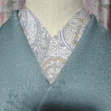 Paisley Collar Cotton Black & White Pattern