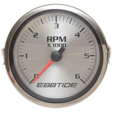 Ebbtide Boat Tachometer Marine Gauge 53395A | Oversized Beede 946735