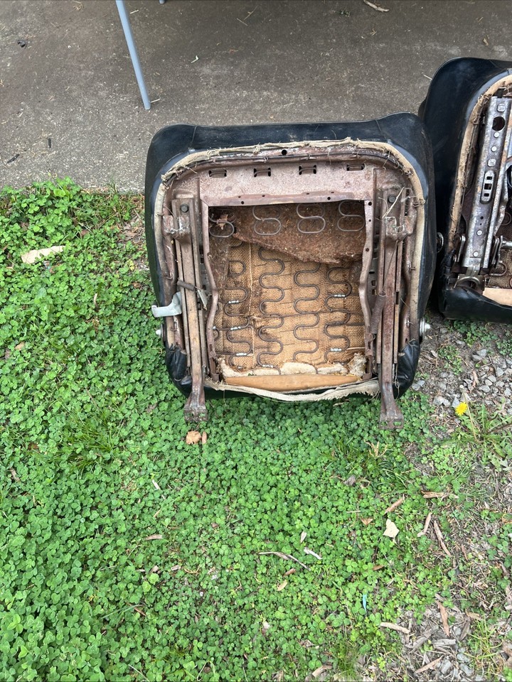 1965 Pontiac GTO power Bucket Seats and Convertible Back Seat rear seat ...