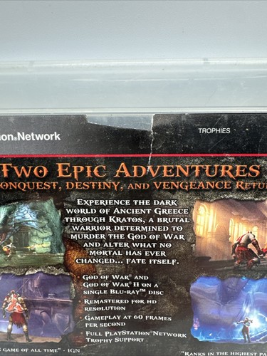 God of War 1 2 & 3 *TESTED* CIB Complete Playstation PS3 - Picture 5 of 13