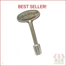Dante Products Universal Gas Valve Key, 3-Inch, Satin Nickel