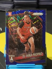 2025 Panini Prizm WNBA - Te-Hina Paopao - Blue Velocity Prizm Rookie Card #61