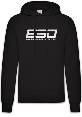 Earth Space Defense Logo II Herren Hoodie Invasion Independence Alien Day Movie
