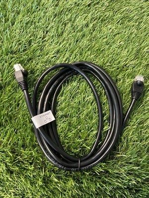 CAT5E Ethernet Kabel 1 Meter lang RJ45 Enden in schwarz Internetkabel Patchkabel