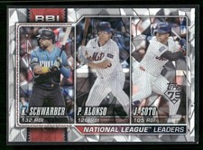2026 Topps Pete Alonso Kyle Schwarber Juan Soto #11 Diamante Foil League Leaders