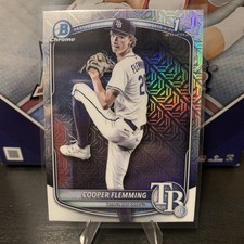 2025 Bowman Draft Chrome Mojo Refractor 1st Bowman Card #BDC-166 Cooper Flemming