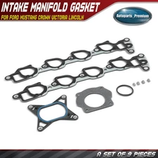 Engine Intake Manifold Gasket Set for Ford Mustang Crown Victoria Mercury 4.6L