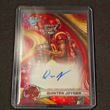 Quinten Joyner 2024 Bowman Best U #BOA-QJO RED REFRACTOR AUTO 08/10