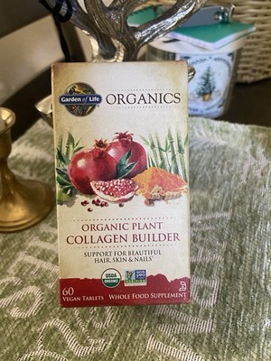 Garden of Life Organics Collagen Builder Supplements - 60 Tablets
