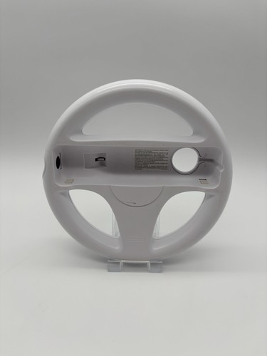 Nintendo Wii Lenkrad Wheel Weiß Original für Mario Kart Rennspiele Gut