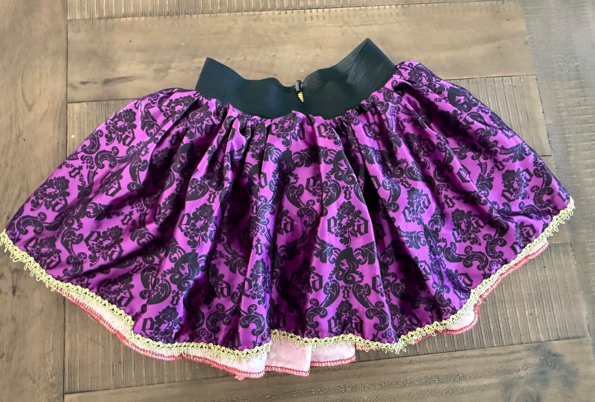 ever after high dance costume dress up girls reversable skirt size 6-10 View 2