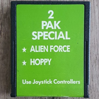 Atari 2600 | 7800   2 Pak Special - Alien Force | Hoppy   Modul | GUT | RAR