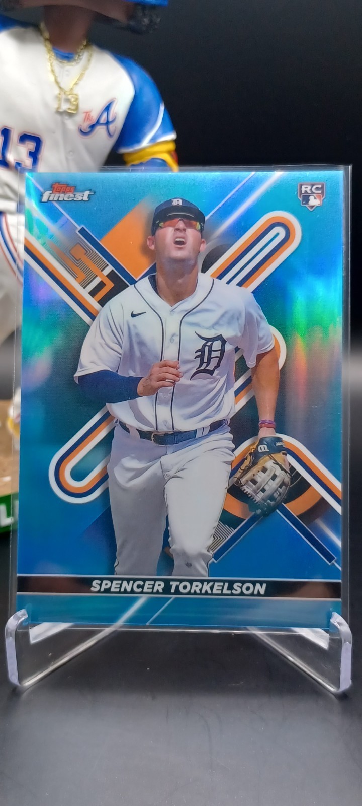 🔥Spencer Torkelson (RC)🔥Sky Blue Refractor /300🔥2022 Topps Finest #84 Tigers