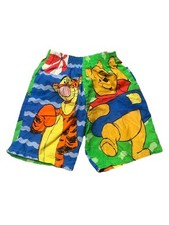 Vintage 90s Winnie The Pooh Swim Shorts Size XS 2T/3T Disney