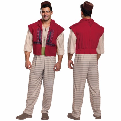Aladdin Deluxe Live Action Disney Arabian Movie Story Book Adult Mens Costume XL - Picture 3 of 3