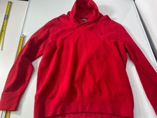 SALE! Vintage XL RALPH LAUREN POLO collared SWEATER red dress shirt