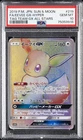 POKEMON JAPANESE SUN & MOON TAG TEAM GX ALL STARS FULL ART/EEVEE GX-HYPER PSA 10