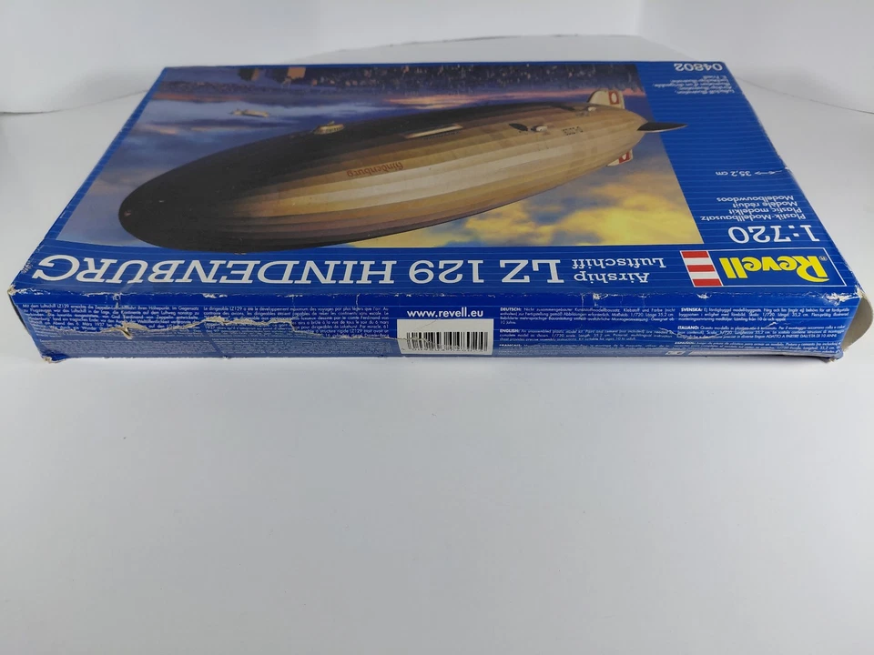 Revell Luftschiff LZ 129 Hindenburg 1:720 Scale Plastic Model Kit Blimp New - Image 4 of 4
